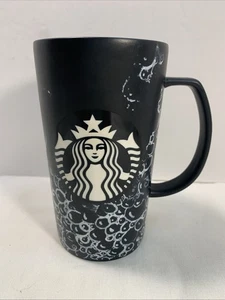Starbucks 16 oz tall coffee mug Black Siren Mermaid 2015 - 16 Ounce Cocoa Tea - Picture 1 of 12