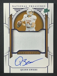 QUINN EWERS /49 RATED ROOKIE PATCH ON CARD AUTO RPA 2024 TESORI NAZIONALI NT - Foto 1 di 2