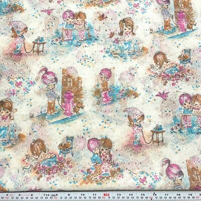 Trapetas de colección niños tela de ojales de encaje blanco roto por media yarda Foto 1 de 3