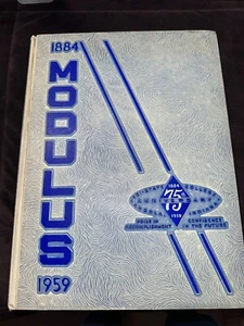 VTG 1959 Tri-State College Yearbook Modulus Angola, Indiana Use for Genealogy - Picture 1 of 11