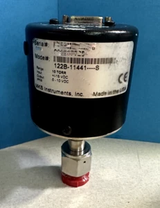 AS IS UNTESTED MKS 122B-11441----S Baratron Pressure Transducer 10TORR - Picture 1 of 8
