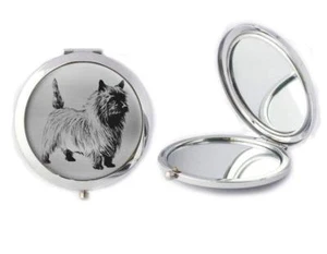 Espejo compacto Cairn Terrier perro damas ideal regalo cumpleaños T161 - Imagen 1 de 1