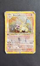 Carte Pokémon Dracaufeu Holo 4/102 Edition 1 - Set de Base - FR