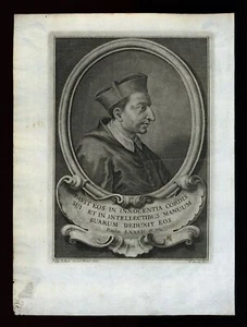 santino incisione 1700 S.CARLO BORROMEO zucchi - Picture 1 of 1