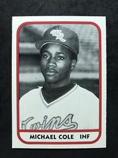 TCMA 1981 Minor League card# 15 - Michael Cole - Twins