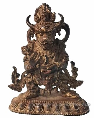 Yamāntaka Yamantaka Aryaacalanatha Dorje Kasung Yamaraja Yama India BuddhaStatue - Image 1 of 4
