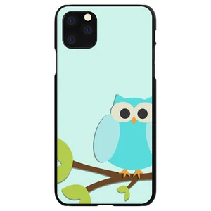 Hard Case Cover for iPhone / Samsung Galaxy Blue Owl Cartoon - Picture 1 of 38