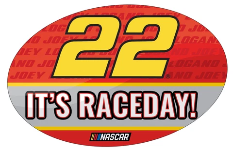 NASCAR #22 Joey Logano Jumbo Race Day Magnet-NASCAR Large Magnet Cover