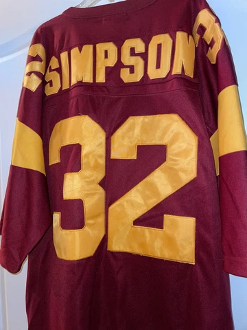 OJ Simpson USC Trojans Mitchell & Ness #32 Jersey (Size 54) Cover