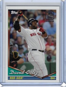 2021 Topps 70th Anniversary Celebration David Ortiz 1994 SP Through the Years