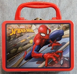 Marvel Spiderman Mini Metall Brotdose Blechdose Company 5,5 x 4 x 2,75" - Bild 1 von 6