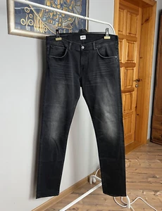 Edwin Men`s Black Denim Slim Fit Jeans Pants Size 38x34 - Picture 1 of 15