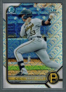 Bowman Cromo 2022 Dariel Lopez Mojo Rifrattore Pirati SP - Foto 1 di 2