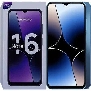 Ulefone Note 16 Pro 4G Serenity Blue 128GB + 4GB Dual-SIM Unlocked Global NEW - Afbeelding 1 van 4