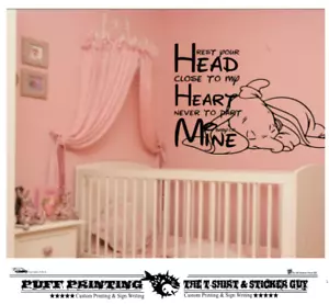 wall art Baby elephant nursery Disney Stickers vinyl Decals Home décor - Picture 1 of 3