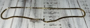 Collana vintage firmata Les Bernard catena tono oro 30 pollici - Foto 1 di 5