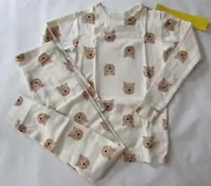 GAP Organically Grown Cotton Brennan Bear Long Sleeve Pajamas - Toddler Size 6T - Picture 1 of 20