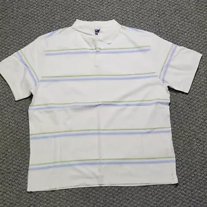 Fariani Italy Men's White Muscle Fit Polo Shirt Size: 3XL ~ T505 - Picture 1 of 6