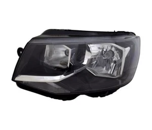 Headlight Left fits VW T6 Multivan Transporter 2015-2017 2018 2019 Black VP2717L - Picture 1 of 1