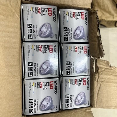 12-8W GU5.3 Base 15 Degree Beam Spread Lightning Fixture 12V AC/DC - SATCO-S8636 - Image 1 of 4