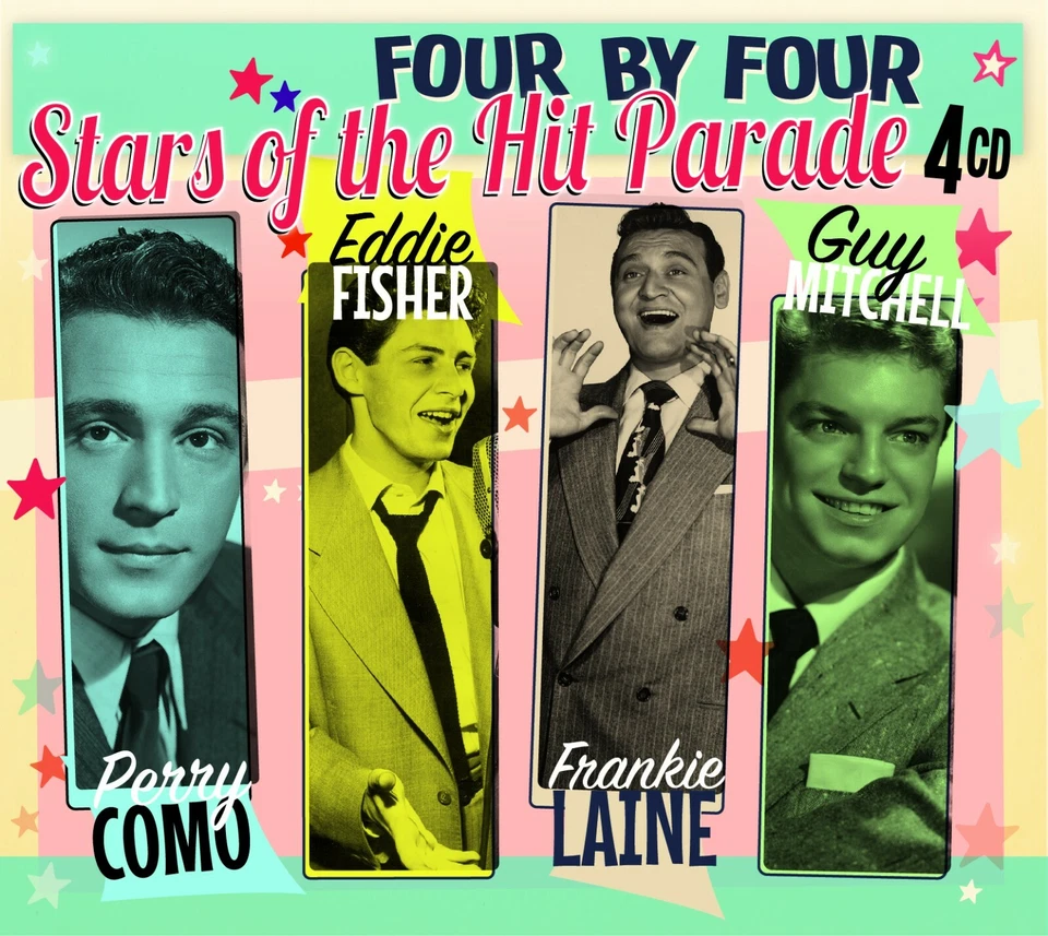 Stars Of The Hit Parade - Perry Como, Fisher, Frankie Laine, Guy Mitchell *4CD* - Image 1 of 1