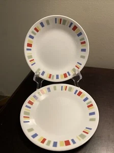 CORELLE MEMPHIS SET OF TWO BREAD AND BUTTER PLATES - Picture 1 of 3