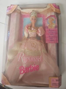 1997 Rapunzel Barbie Doll Mattel Jewel Crown Extra Long Hair #17646 NRFB - Picture 1 of 7