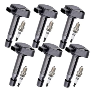 6X Ignition Coils + 6X Spark Plugs Set for 2005-2010 Acura RL 3.5L 3.7L V6 UF242 - Picture 1 of 7