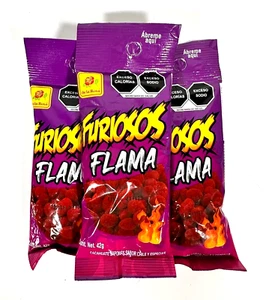 8-Pk De La Rosa Cacahuate Japones Furiosos Flama 42g/1.48oz - Imagen 1 de 2