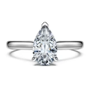 Zertifizierter natürlicher Damen-Jubiläumsring 1,25 kt VS1 weißer Diamant 14 K Weißgold - Bild 1 von 8