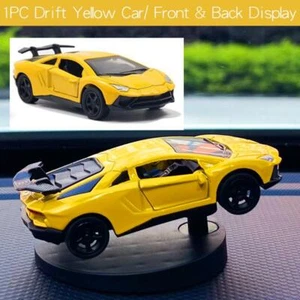 Drift Car Dashboard Toy Model Swing Ornament Cool Auto Interior Decor - Picture 1 of 26