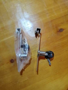 Serratura a cricchetto per porta scorrevole in vetro 2 pezzi cassetto vetrina vetrina serratura - Foto 1 di 5