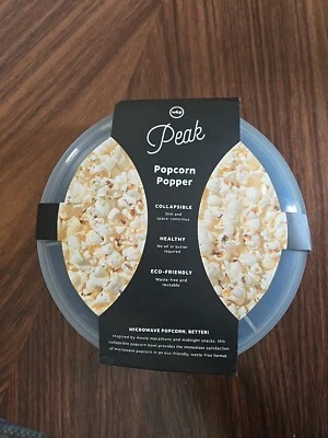 W&P Peak Collapsible, Healthy Popcorn Popper Microwave Bowl - New! Foto 1 de 2