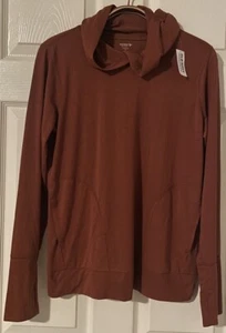 OLD NAVY Active Ultralite Go-Dry Sz M pullover hoodie top NWT! Cooper Moon - Picture 1 of 3