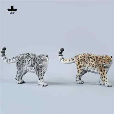 JXK 1/6 Snow Leopard Model Animal Figure Panthera Uncia Scene Desk Decor Gift - Image 1 of 4