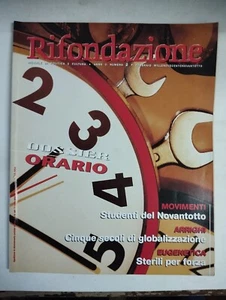 1998 02 Rifondazione Febbraio 1998 Year II N.2 Set Of Time - Picture 1 of 2
