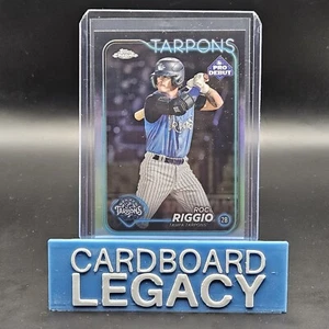 2024 Topps Pro Debut Chrome Refractor Roc Riggio #PDC-112 Tampa Tarpons - Picture 1 of 2