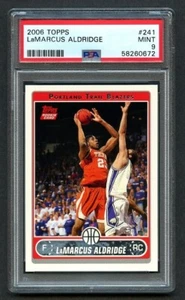 2006 Topps Basketball LAMARCUS ALDRIDGE RC #241 PSA 9 MINT TrailBlazers Rookie  - Picture 1 of 2