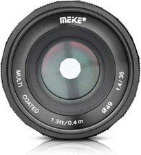 Meike 35mm F/1.7 Large Aperture Manual Focus APS-C Camera Lens for SONY E Mount