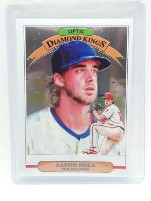 Aaron Nola 2019 Donruss Optic Baseball Diamond Kings #18 - Philadelphia Phillies - Image 1 of 2