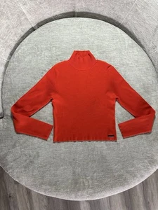 Maglia manica girocollo Calvin Klein arancione brillante - taglia media - Foto 1 di 4