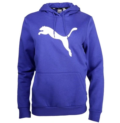 PUMA Essentials  Cat Logo Pullover Hoodie Womens Purple Casual Outerwear 6809802 - Image 1 of 3