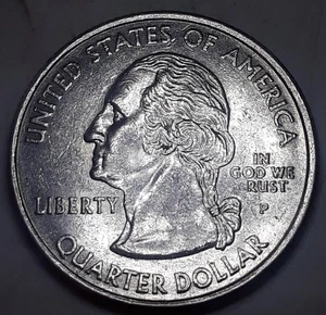 2005 P Kansas Quarter In God We Rust Strike Through Error - Picture 1 of 3