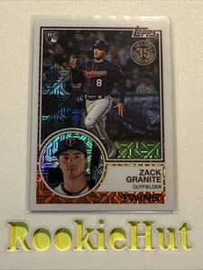 ZACK GRANITE TOPPS 1983 83 SILVER PACK MOJO REFRACTOR RC TWINS #32 2018 18 - Picture 1 of 2