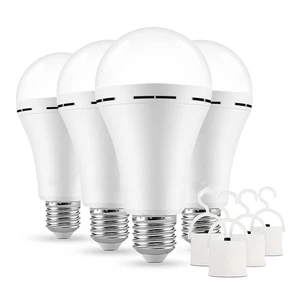 4PCS Rechargeable Emergency Light Bulbs with Hook Battery Powered LED Light Bulb - Picture 1 of 12