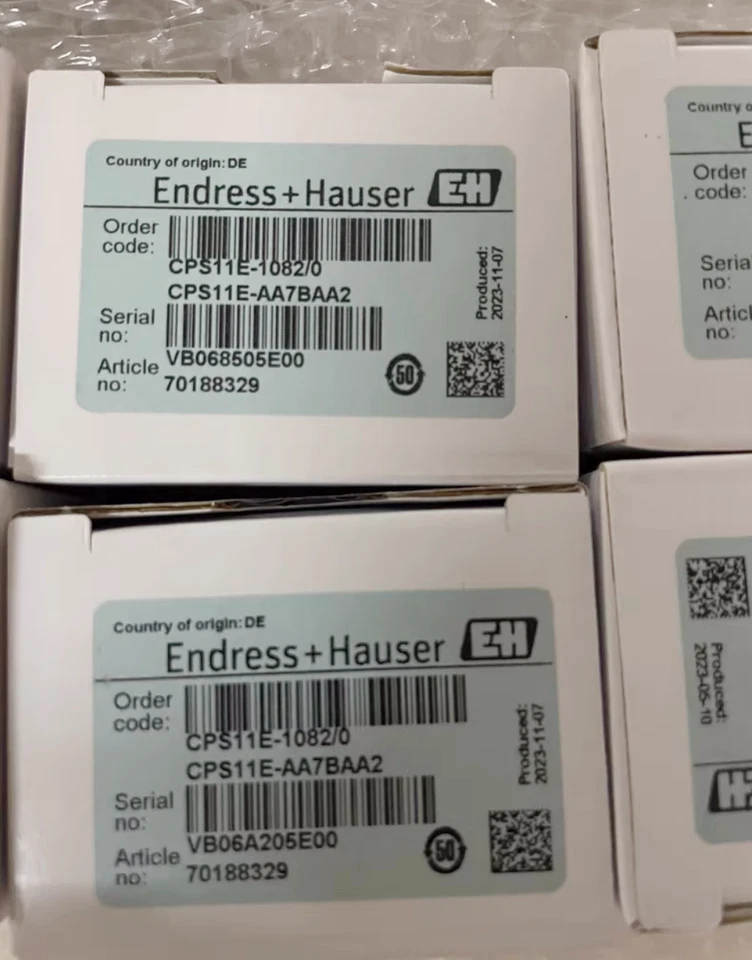 DHL express NEW Endress+Hauser CPS11E-AA7BAA2 PH electrode CPS11EAA7BAA2 - Image 1 of 2