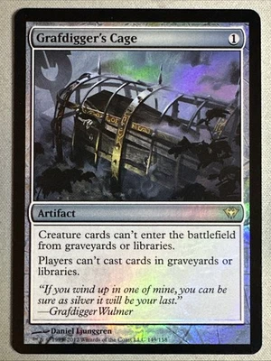 MTG / Grafdigger's Cage / DKA / #149 / FOIL / Rare / NM - Image 1 of 2