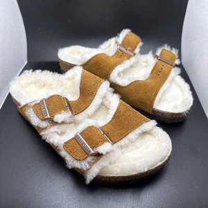 Birkenstock Arizona Lammfell Wildleder Größe L 3 - Bild 1 von 15