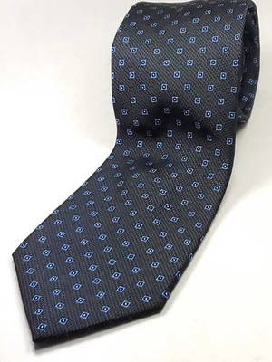 Corbata para hombre KENNETH COLE - AWEARNESS - 100 % seda negra azul gris NUEVA Foto 1 de 4