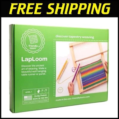 Kit de telar de regazo de tejido tradicional para niños y adultos - Inspira creatividad Foto 1 de 3
